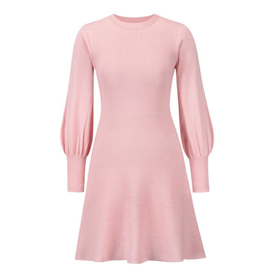 Slim Temperament Base Sweater Skirt