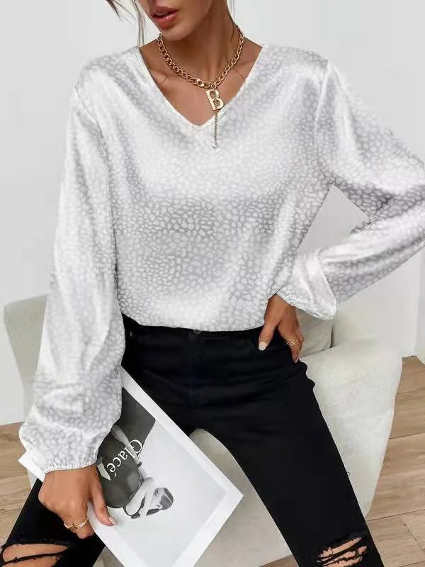 Jacquard Long Sleeve T-Shirt