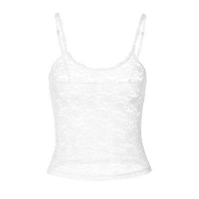 Transparent Top Hanging Strip With Small Flower